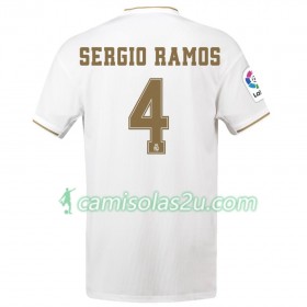 Camisolas de Futebol Real Madrid Sergio Ramos 4 Equipamento Principal 2019/20 Manga Curta